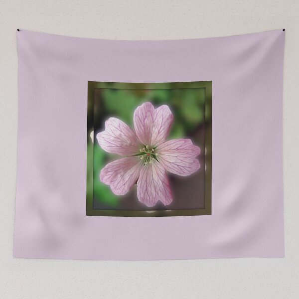 Item preview, Five Pink Petals - Tiny Flower in Mirrored Frame designed and sold by BlueMoonRose.
