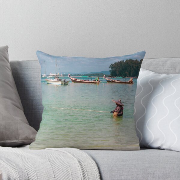 Item preview, Woman fishing  designed and sold by Kevin Hellon.