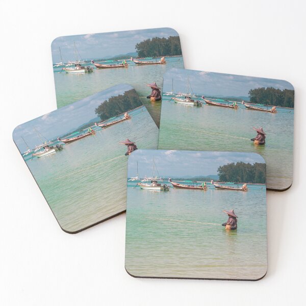 Item preview, Woman fishing  designed and sold by Kevin Hellon.