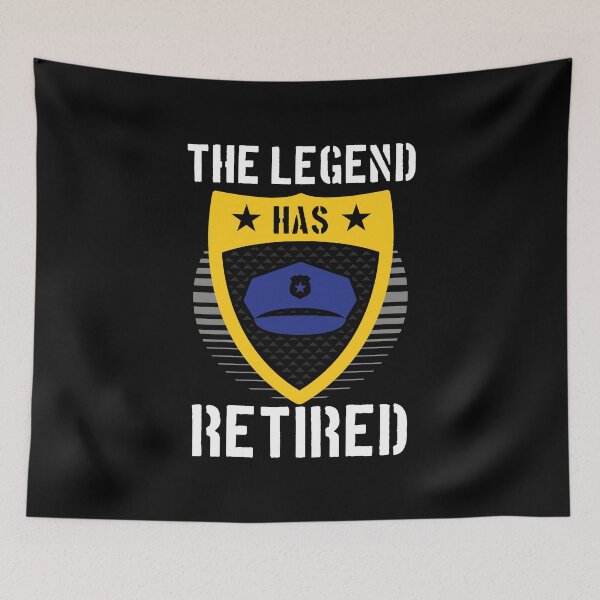 Item preview, Police Funny Retirement Cop Legend Retired Police Officer designed and sold by bestshirtdesign.