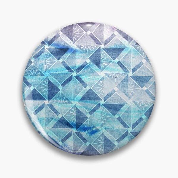 Item preview, Abstract organic and triangular watercolor seamless patterns designed and sold by AleFairyland.