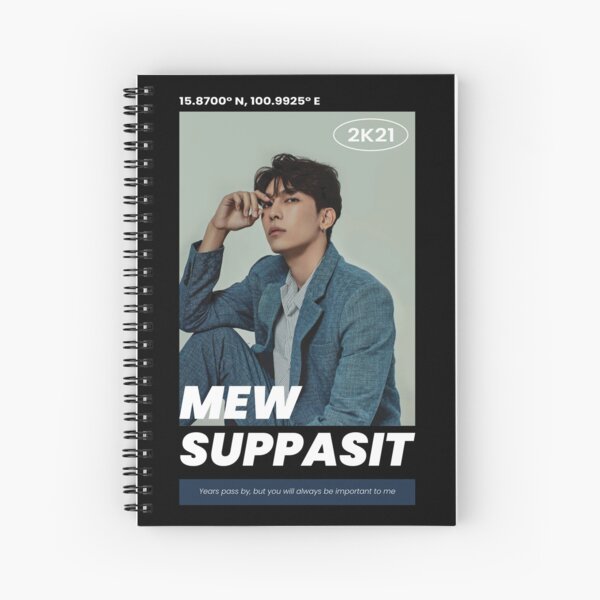 Mew Hot Suppasit Spiral Notebook