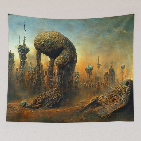 Item preview, Alien City designed and sold by AM FineArtPrints.