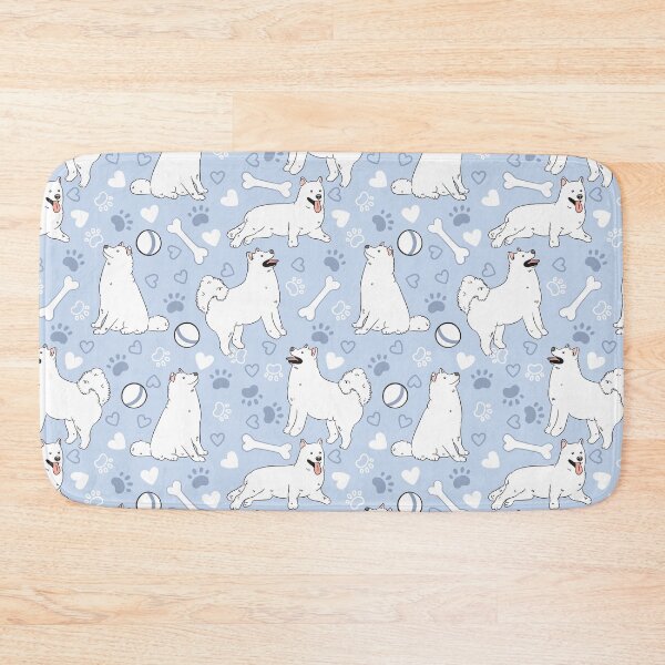 Item preview, Playing White Alaskan Malamute designed and sold by Lulupainting.