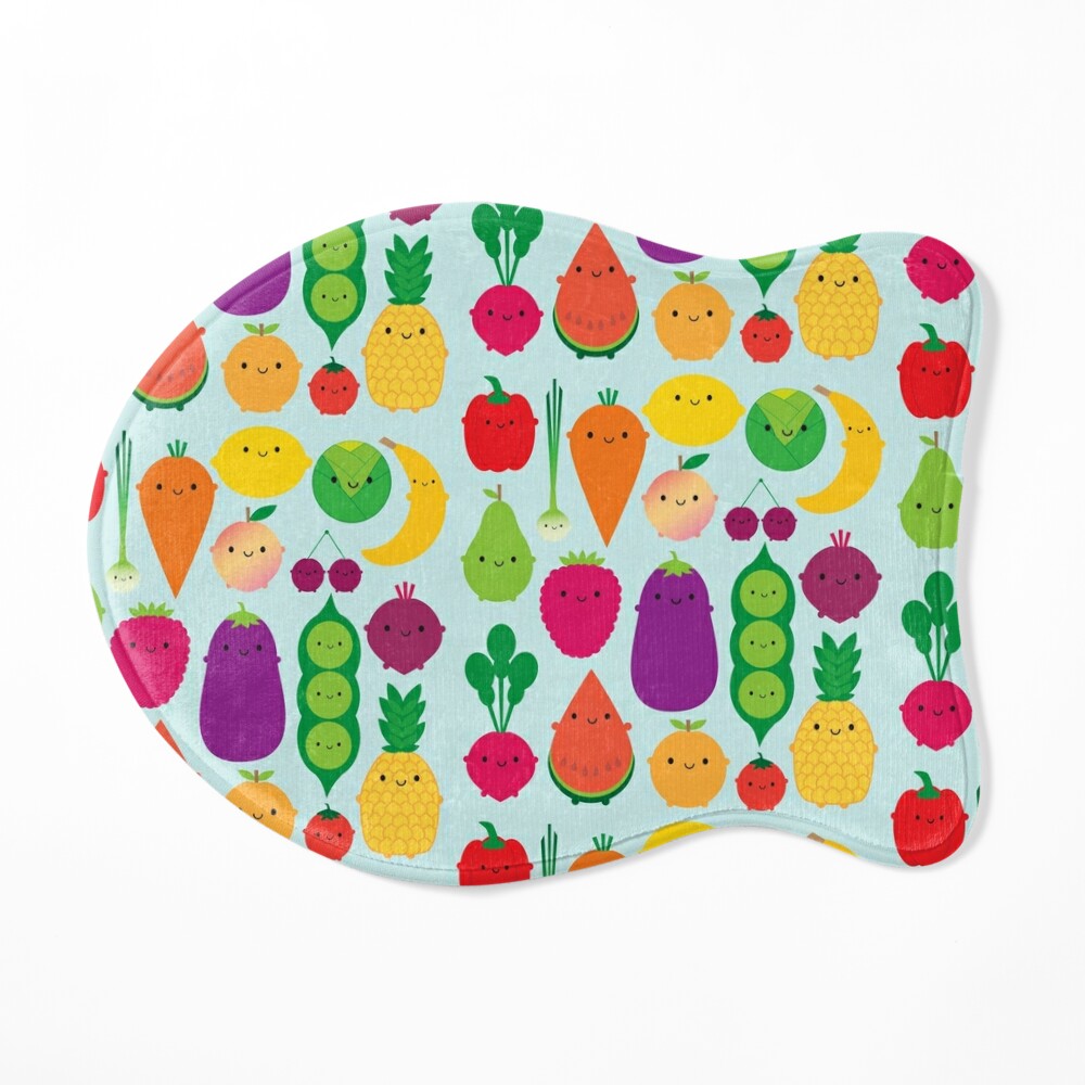 5 A Day Shopper Bag Kawaii Fruit and Vegetables 