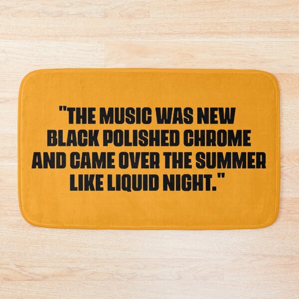 Item preview, The music was new black polished chrome and came over the summer like liquid night! designed and sold by Boogosh.