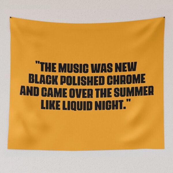 Item preview, The music was new black polished chrome and came over the summer like liquid night! designed and sold by Boogosh.