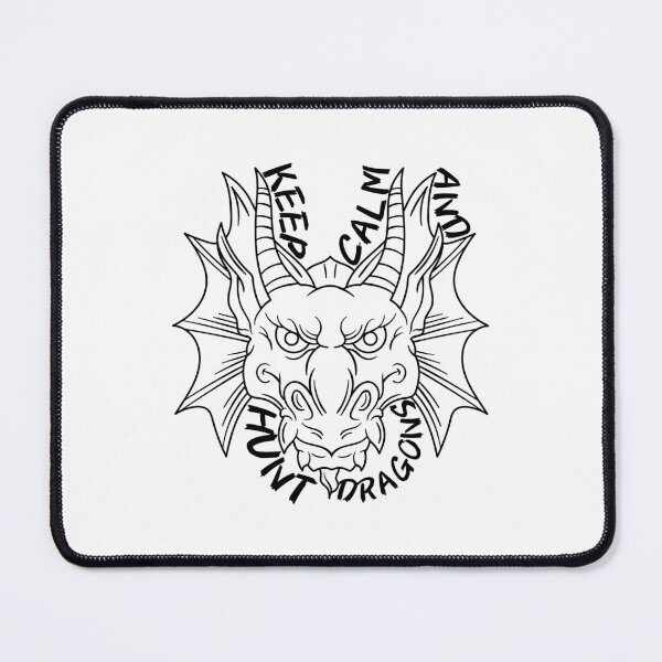 Item preview, Keep Calm And Hunt Dragons Sticker designed and sold by DeliciouSs.