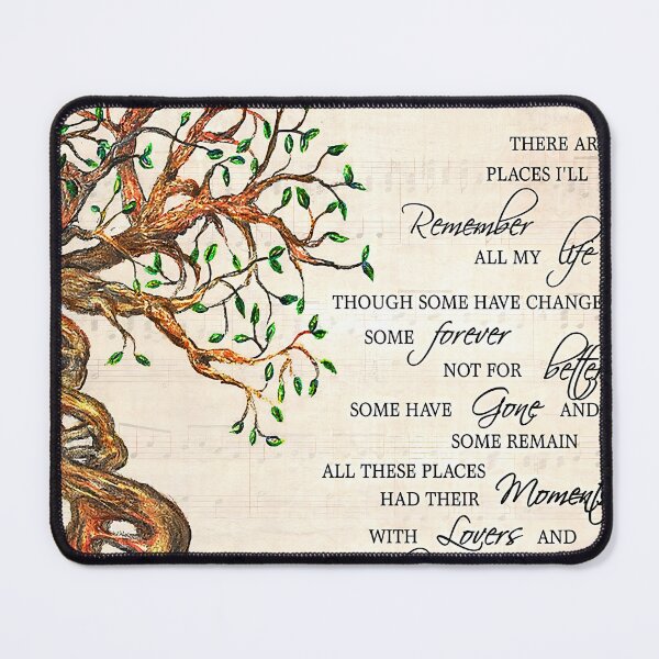 Item preview, In My Life Lyrics Poster, The Beatles Song Lyrics Poster, Song Poster, Song Lyrics Print, Lyrics Wall Art, vintage music poster, music gifts designed and sold by Steve Kane.