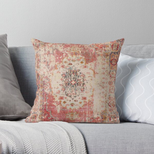 Antique carpet Throw Pillow