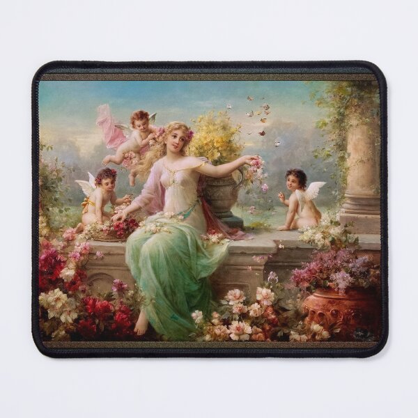 Item preview, Flora by Hans Zatzka Remastered Xzendor7 Classical Art Old Masters Reproductions designed and sold by Xzendor7 Digital Art Creations.