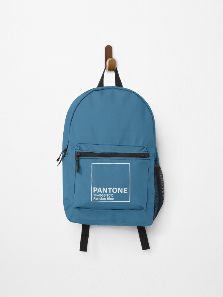 pantone 18 4036 TCX Parisian Blue Backpack for Sale by princessmi com Redbubble