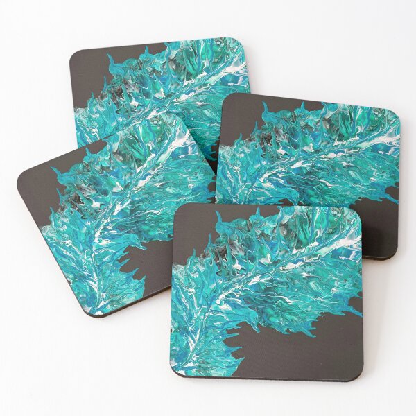 Item preview, Sea Foliage Fluid Art designed and sold by seaglasscompany.