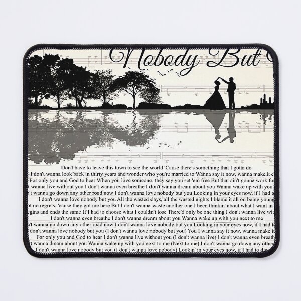 Item preview, Nobody But You Lyrics Poster, Blake Shelton Song Lyrics Poster, Song Poster, Song Lyrics Print, Anniversary Gift, Lyrics Wall Art designed and sold by Steve Kane.