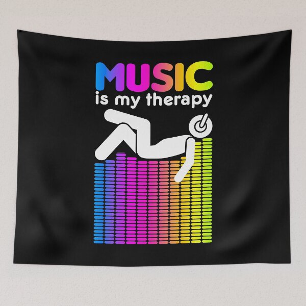 Item preview, Music Is My Therapy Equalizer DJ Rainbow Sound Engineer designed and sold by GrandeDuc.