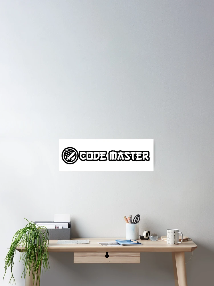 Thumbnail 2 of 3, Poster, code master designed and sold by yourgeekside.