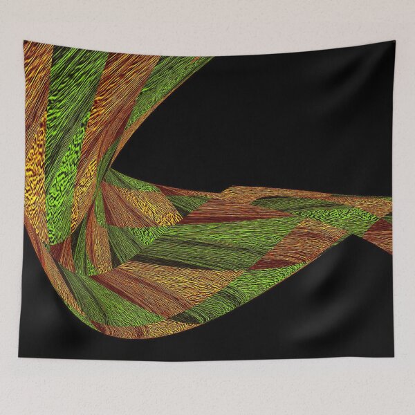 Item preview, Shimmering Botanical Curtain in the Wind designed and sold by fatenanwar.