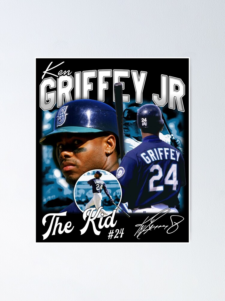 Ken Griffey Jr. Celebration Poster for Sale by RatTrapTees