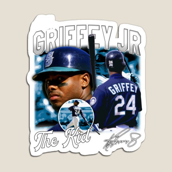 Item preview, Ken Griffey Jr The Kid Seattle Baseball Legend Signature Vintage Retro 80s 90s Bootleg Rap Style designed and sold by EllenMitchell.