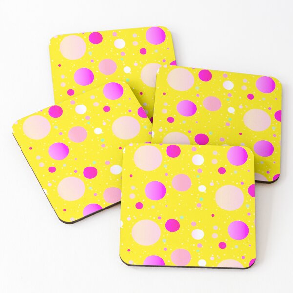 Item preview, Pink and yellow (dot pattern) designed and sold by lausn.