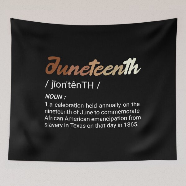 Item preview,  juneteenth definition melanin hand black history month freedom day t-shirt, designed and sold by cizito.