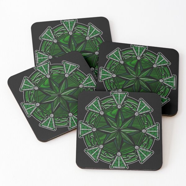 Item preview, TNT - EIGHT POINTED STAR - GREEN designed and sold by TNT-STYLEZ.