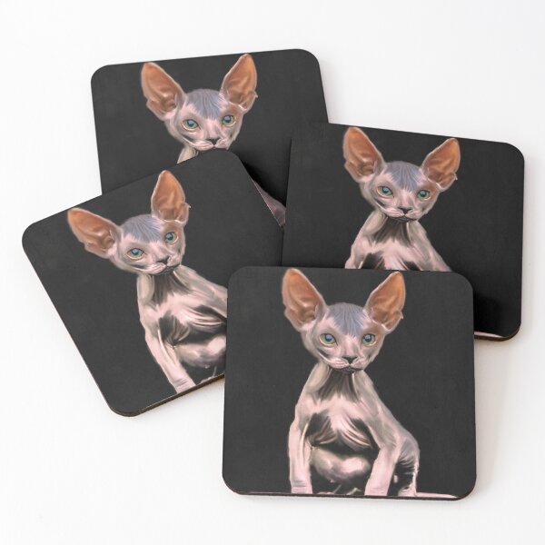 Item preview, Cut Sphynx Cat Oil Paint, Canadian Sphynx, Gift Idea For Sphynx Mom, Sphynx Cat Lover And Sphynx Cat Owners designed and sold by Paintcorner.