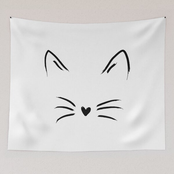 Item preview, Cat Face Whiskers Kitty Lover designed and sold by HardiKel.