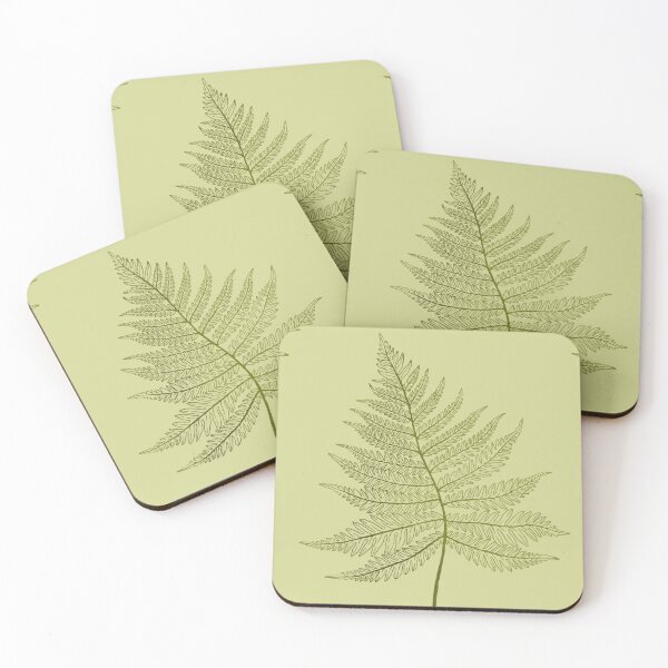 Item preview, Green ferns pattern. Botanical illustration. designed and sold by helga-wigandt.