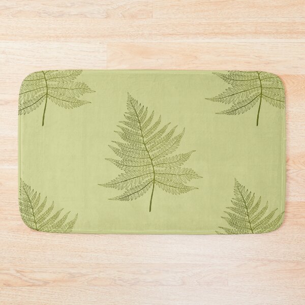 Item preview, Green ferns pattern. Botanical illustration. designed and sold by helga-wigandt.