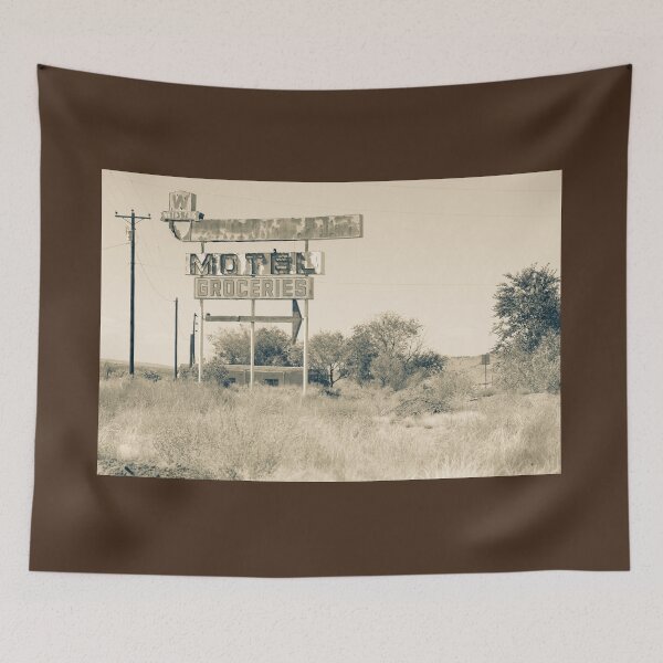 Item preview, Weathered memoir Whiting Bros Motel sign along Route 66 designed and sold by Brian Scantlebury.