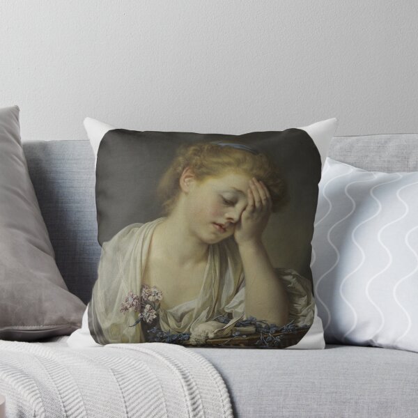 Item preview, Jean - Baptiste Greuze - A Girl With A Dead Canary designed and sold by artcenter.