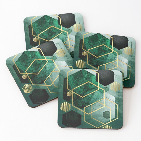 Item preview, Emerald Green Geo designed and sold by UrbanEpiphany.