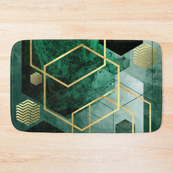 Item preview, Emerald Green Geo designed and sold by UrbanEpiphany.