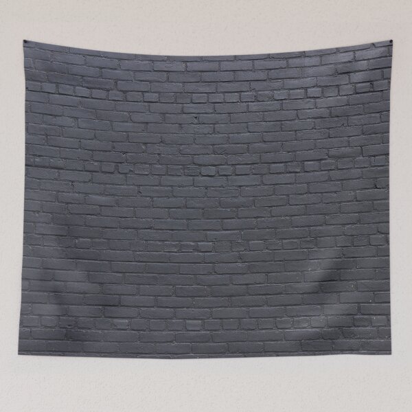 Item preview, Black  brick wall designed and sold by ONiONAstudio.