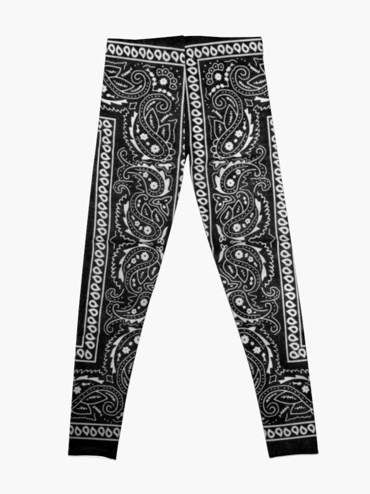 Alternate view of Black bandana Leggings