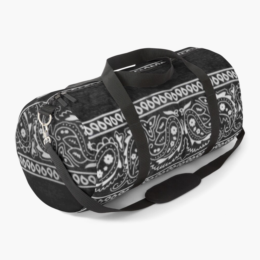 Black bandana Duffle Bag