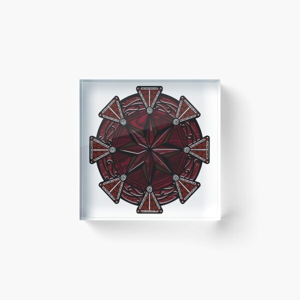 Item preview, TNT - EIGHT POINTED STAR - RED designed and sold by TNT-STYLEZ.