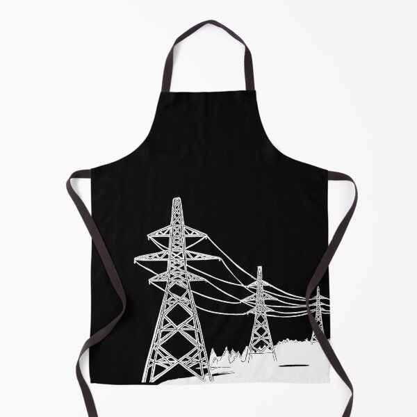 Item preview, Pylons Linocut in Black and White designed and sold by Maddy Bennett.