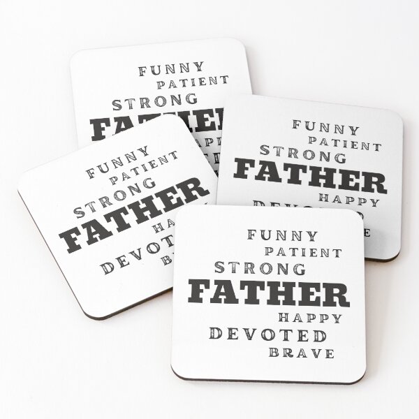 Item preview, Father Funny Patient Strong Devoted Brave, Funny Father’s Day Gift For Dad  designed and sold by calalassy.