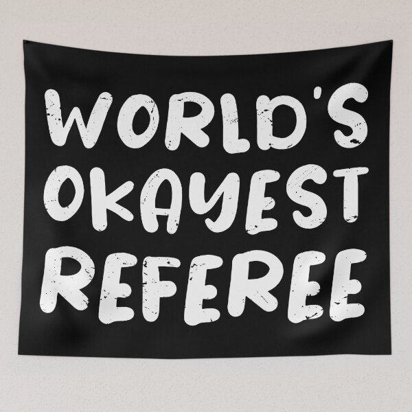 Item preview, World's okayest Referee, referee gifts  designed and sold by anodyle.
