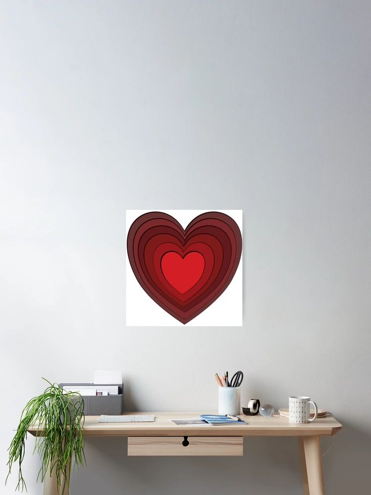 Thumbnail 2 of 3, Poster, Heart  designed and sold by RudolfR.