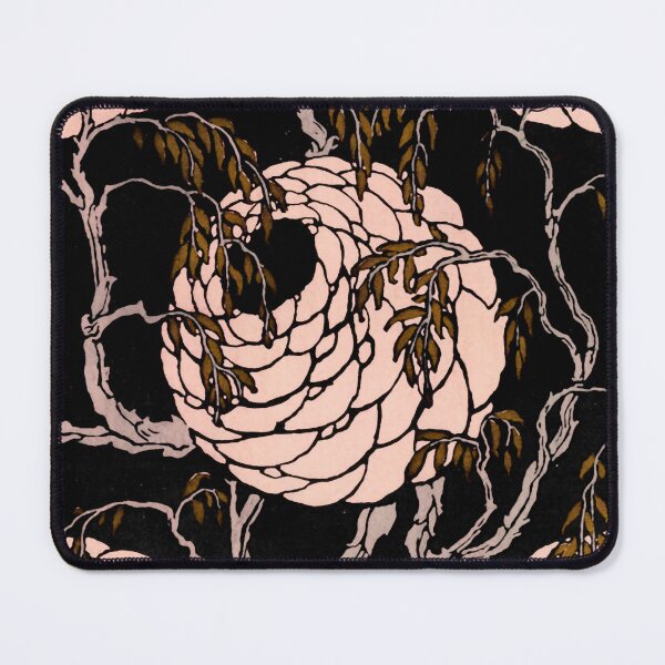 Item preview, Elegant Art Nouveau stencil print Flower Pattern by E.A. Seguy 7 designed and sold by The Happy Plot.