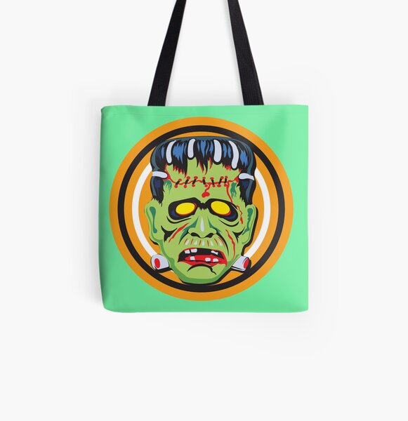 Frankie Mask All Over Print Tote Bag