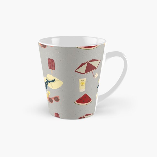 Item preview, Sunny Summer Beach red and yellow Aesthetic Wallpaper designed and sold by Levated.