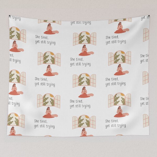 Item preview, She tired, yet still trying  designed and sold by SkyisBright.