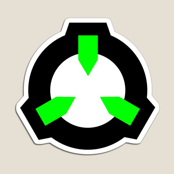 Scp Logo Magnets Redbubble - ntf symbol roblox