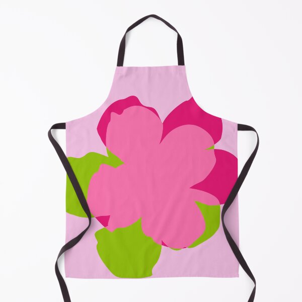 Item preview, Pop flowers pink green designed and sold by ladstudio.