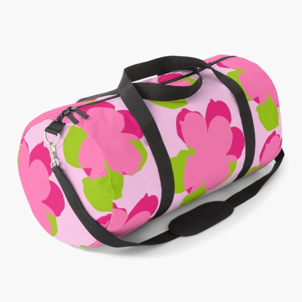 Item preview, Pop flowers pink green designed and sold by ladstudio.