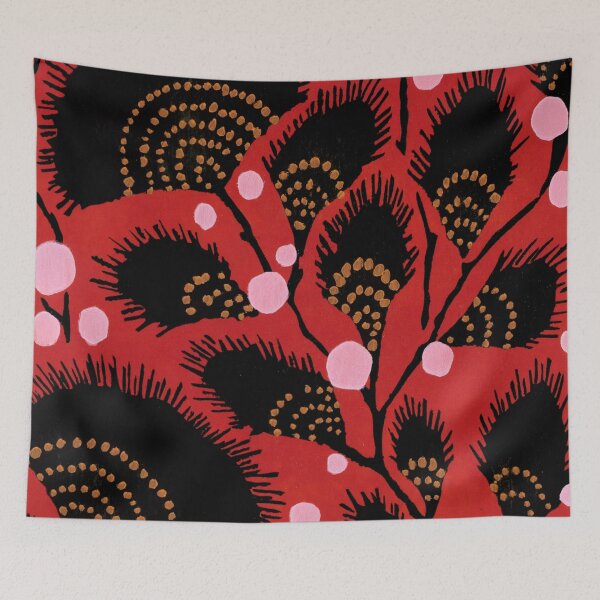 Item preview, Elegant Art Nouveau stencil print Flower Pattern by E.A. Seguy 9 designed and sold by The Happy Plot.